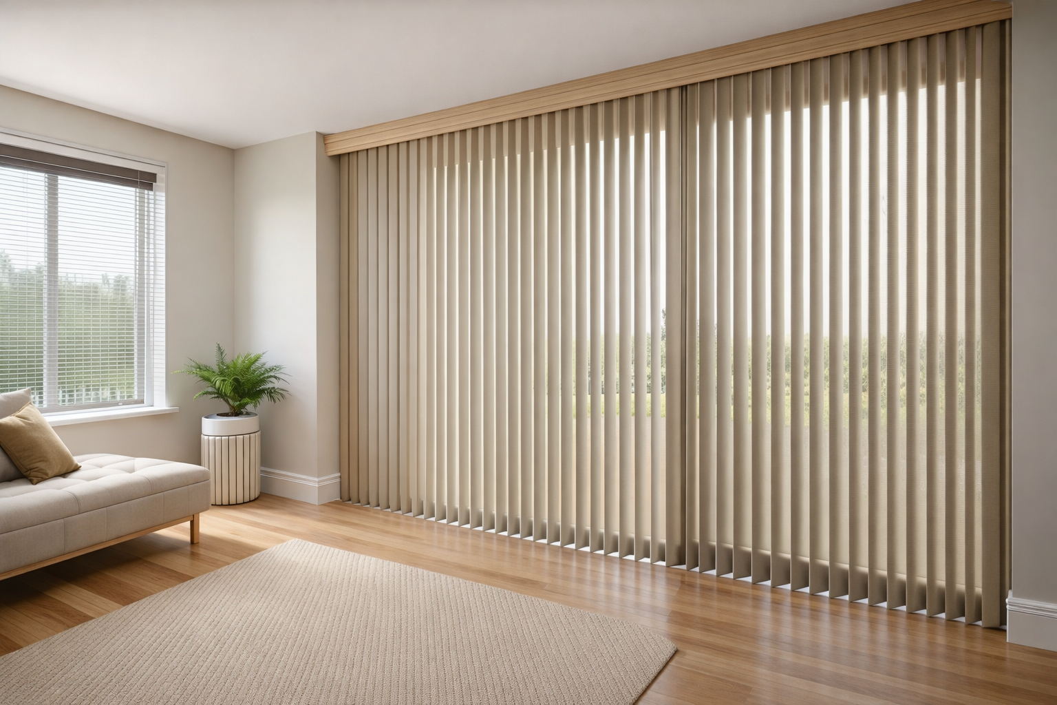 szalagfüggöny – modern beltéri árnyékolás